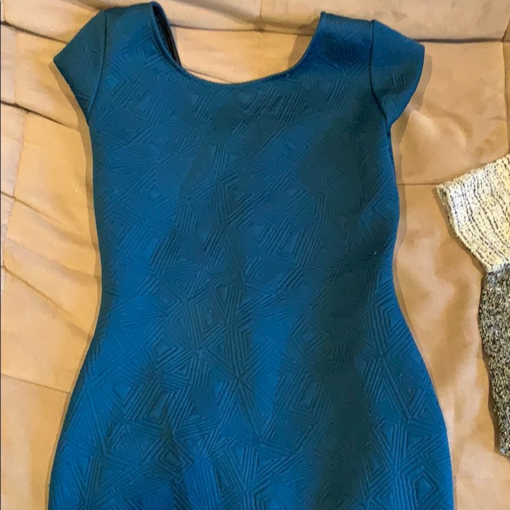 Teal dress